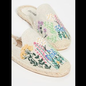 NWOT Soludos Wildflowers Espadrille Slip Ons